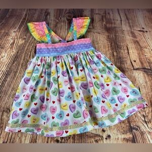 SewFun Bowtique Valentine’s Day Candy Hearts Lucy Top